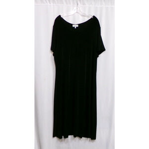 Draper's & Damons 2xl black dress short sleeve